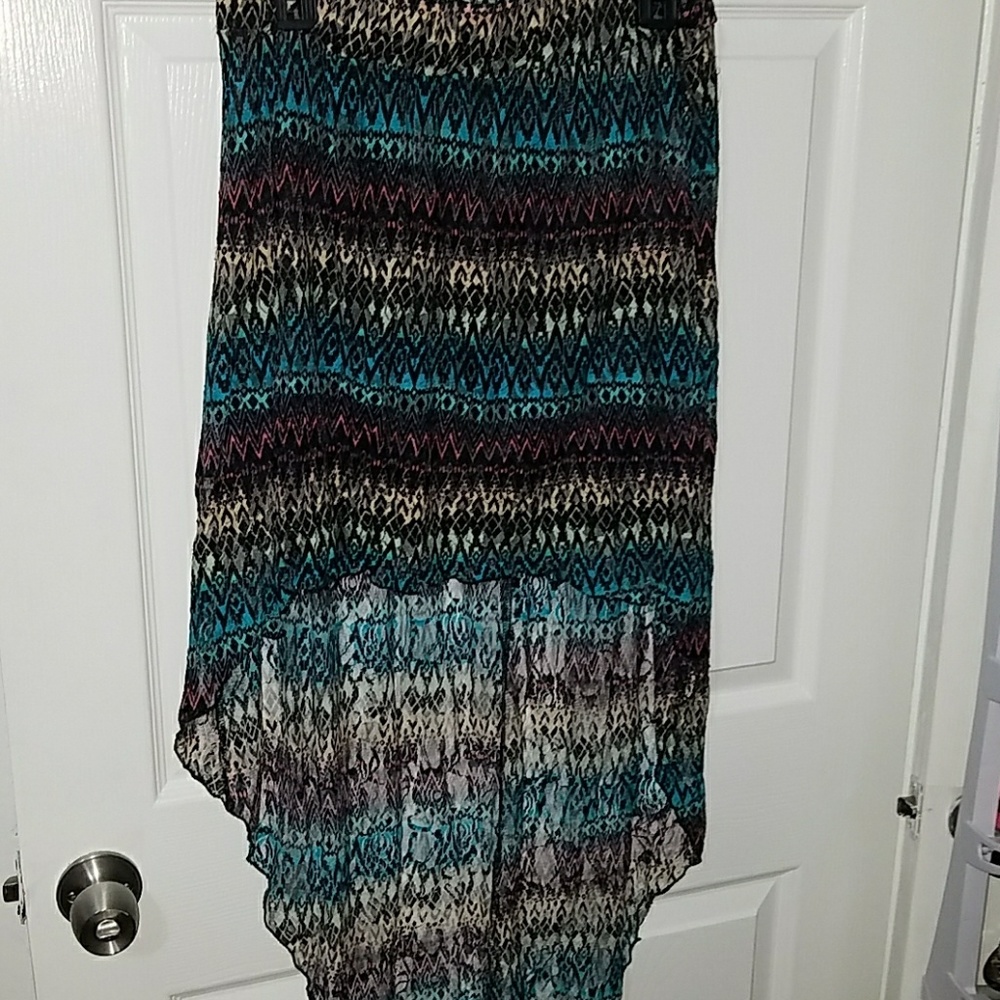 Multi colored skirt